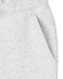 The Children's Place Girls Jogger Pants 2-Pack - Black Fleece Active Pants, Medium Size